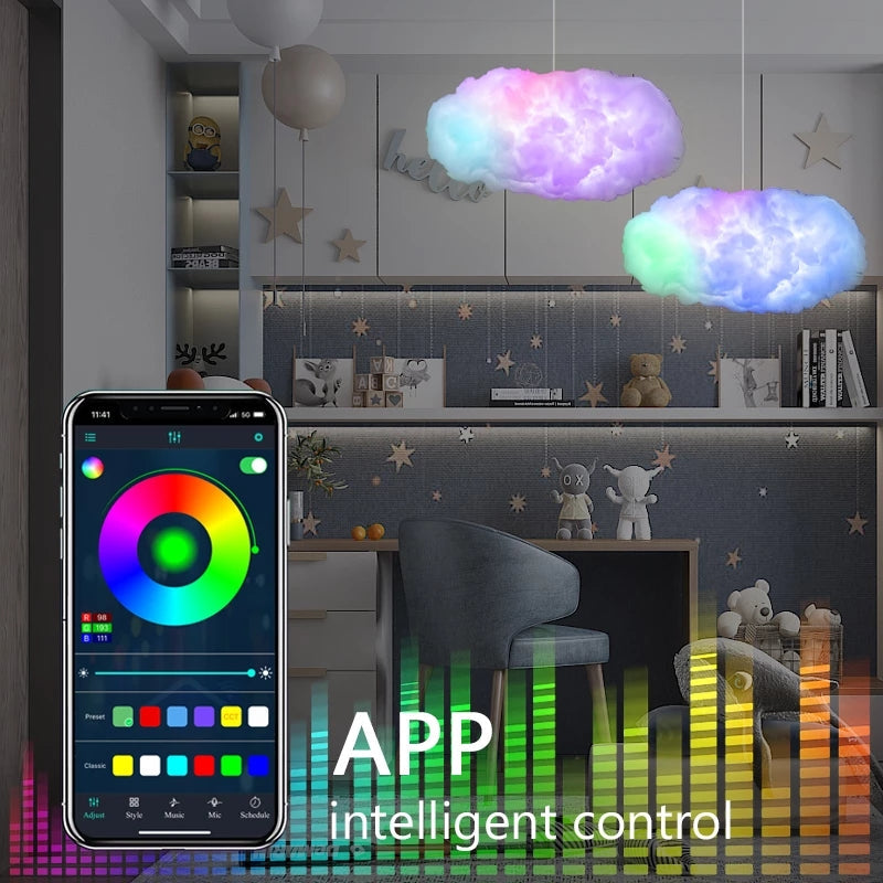 Cloud Light with Music Synchronization