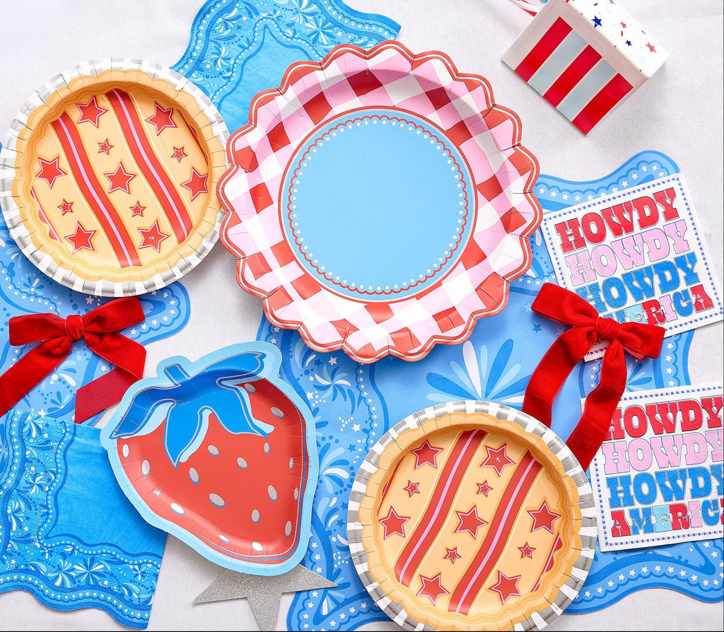 Picnic Perfect Gingham Dinner Plates (10 ct)
