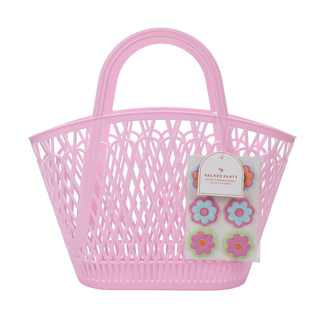Petal Party Basket with Floral Twisty Charms