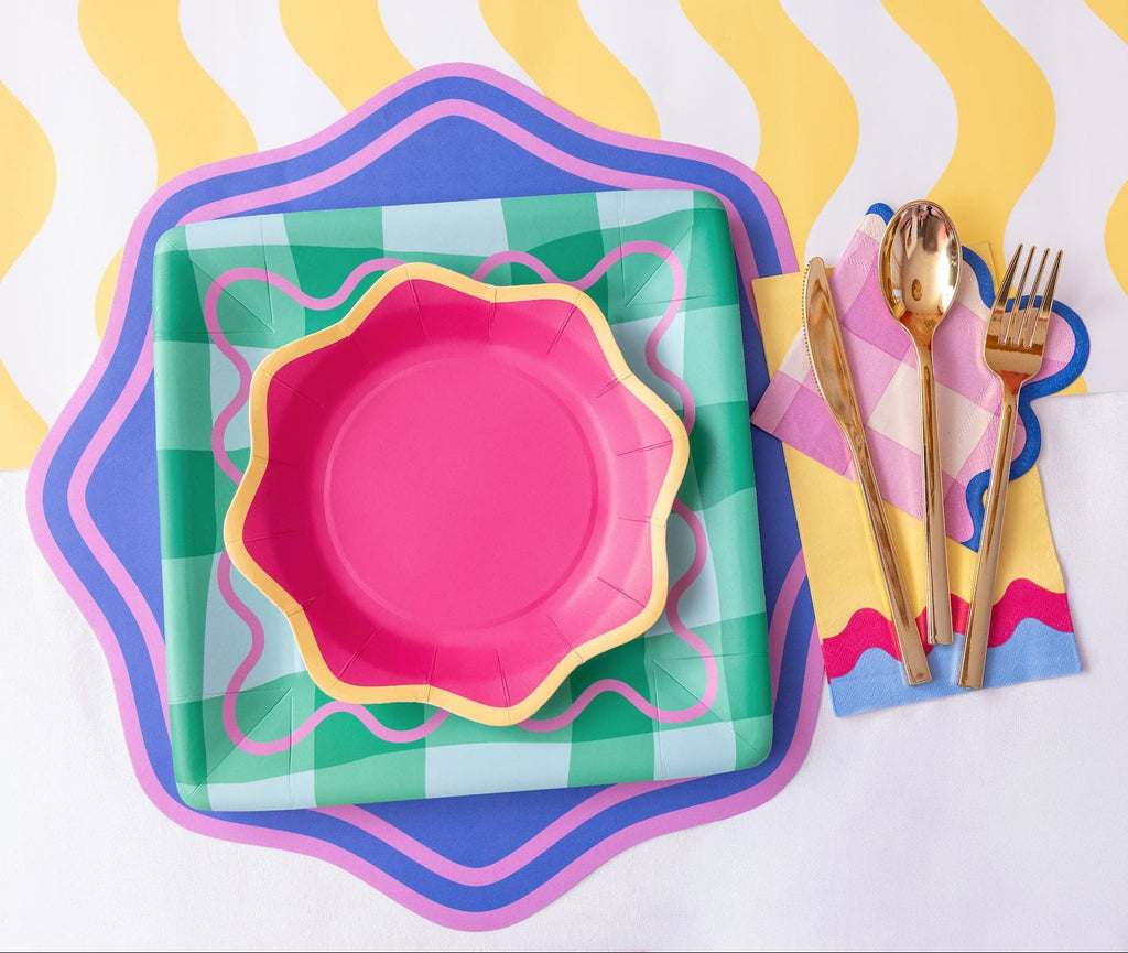 Colowave Gingham Dinner Plates (10 ct)