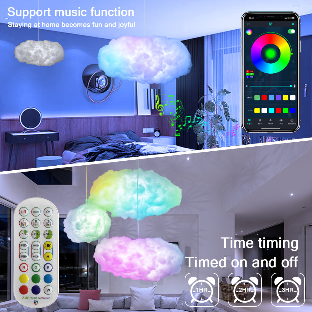 Cloud Light with Music Synchronization