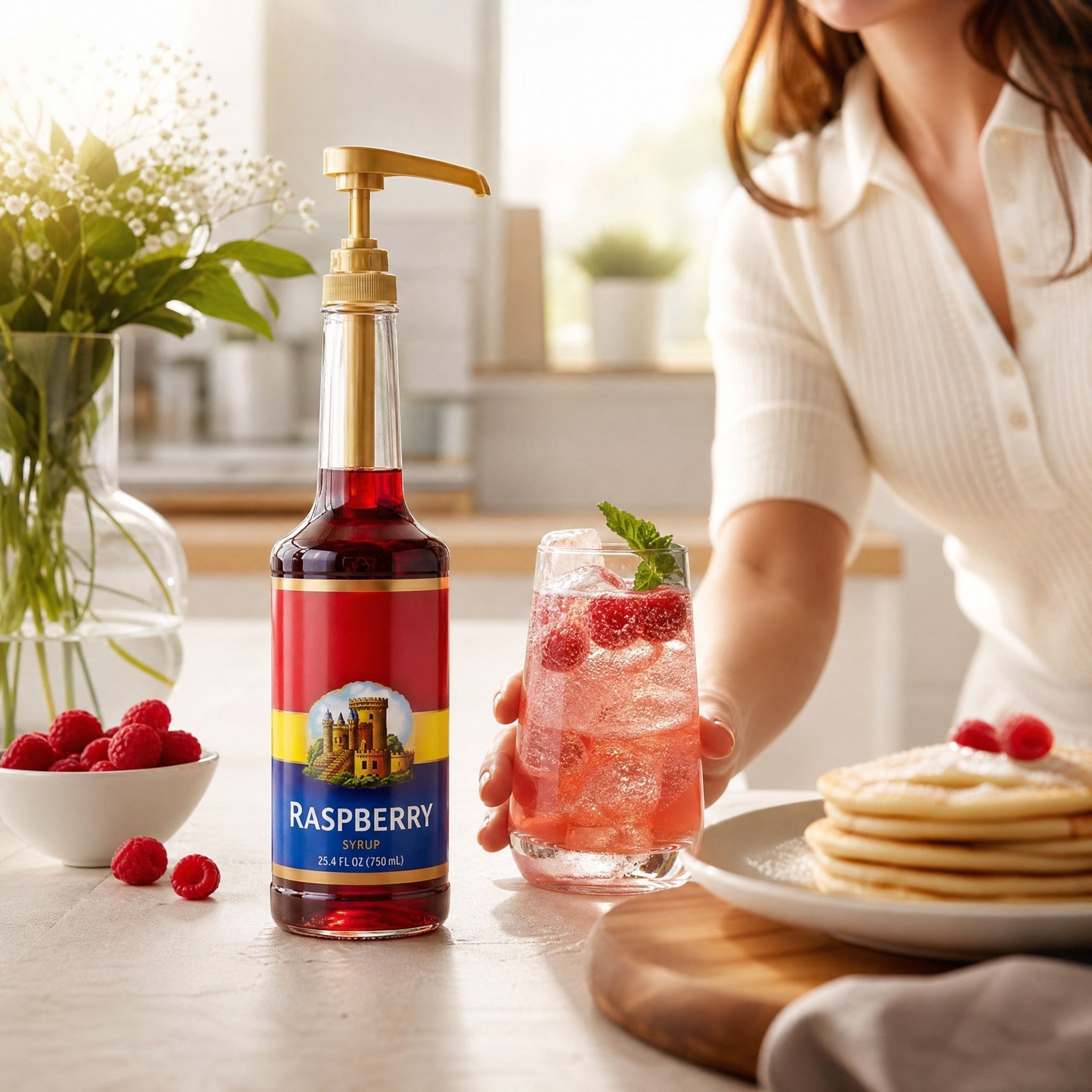 Universal Gold Syrup Pump